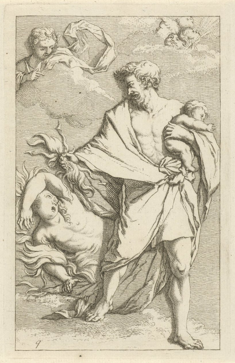 Jupiter et Sémélé - Arnold Houbraken