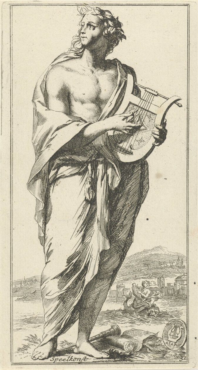 Allégorie de la musique - Arnold Houbraken