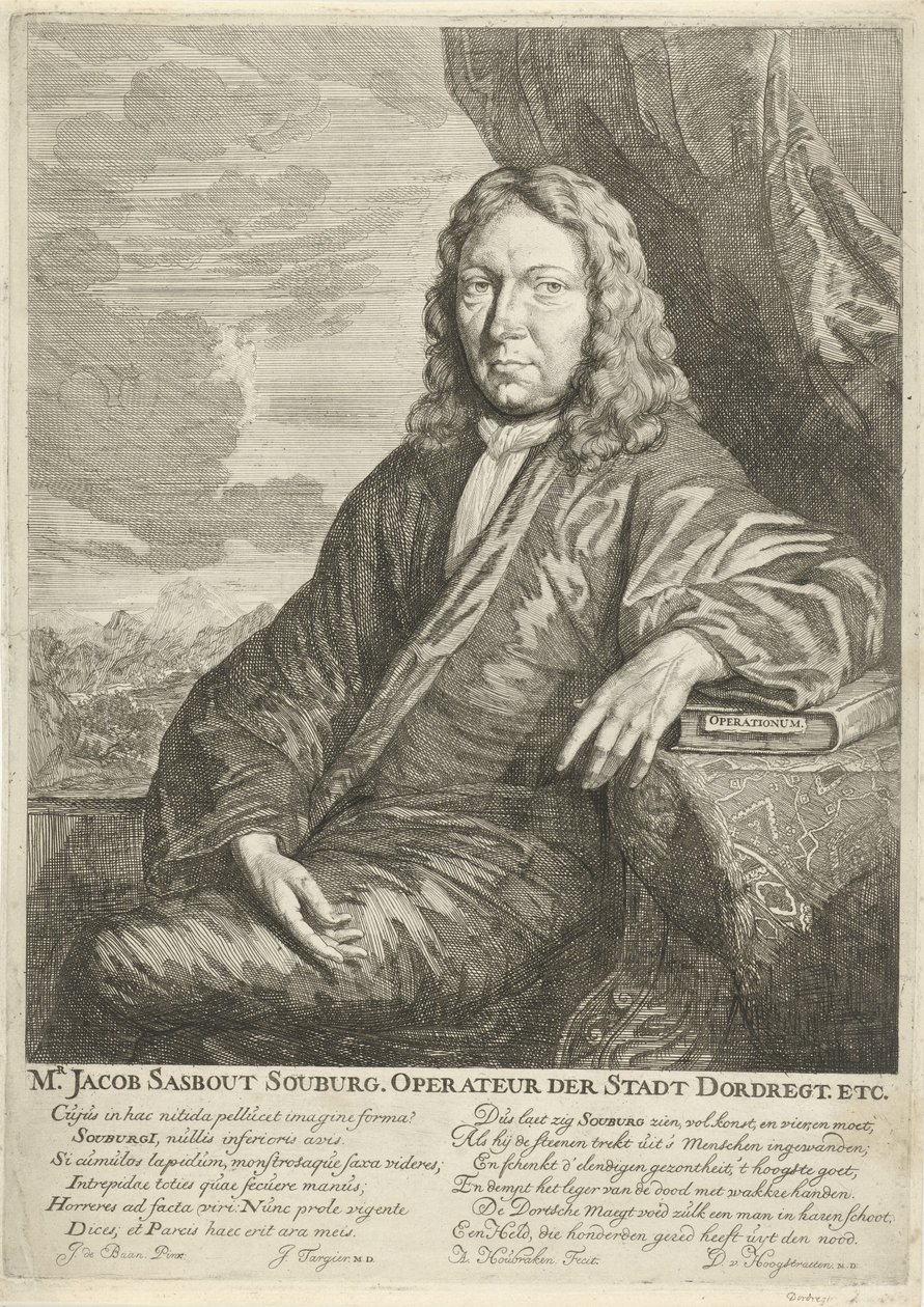 Portrait de Jacob Sasbout Souburg - Arnold Houbraken