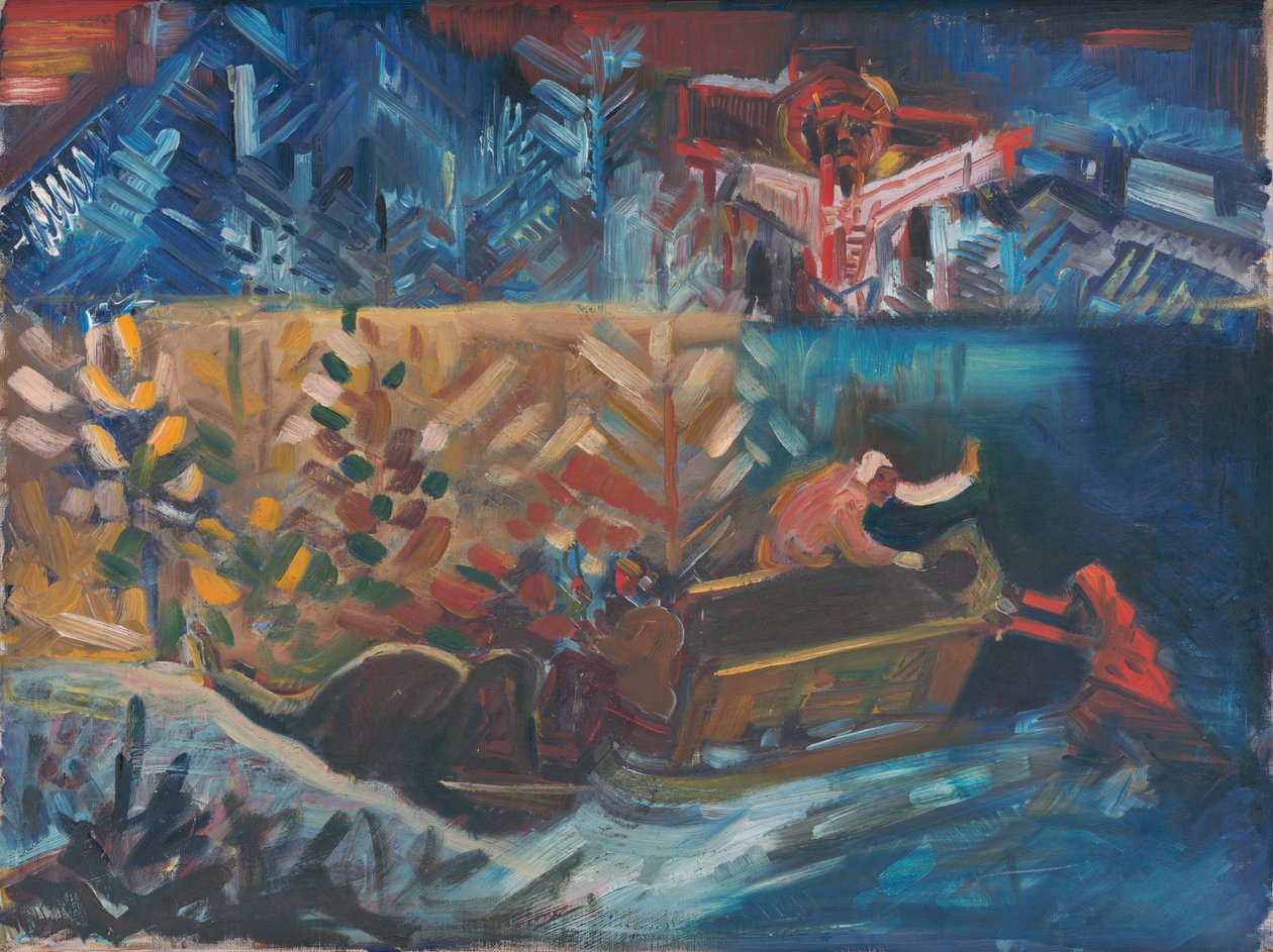 Transport des malades, c.1940 - Arnold Peter Weisz-Kubincan