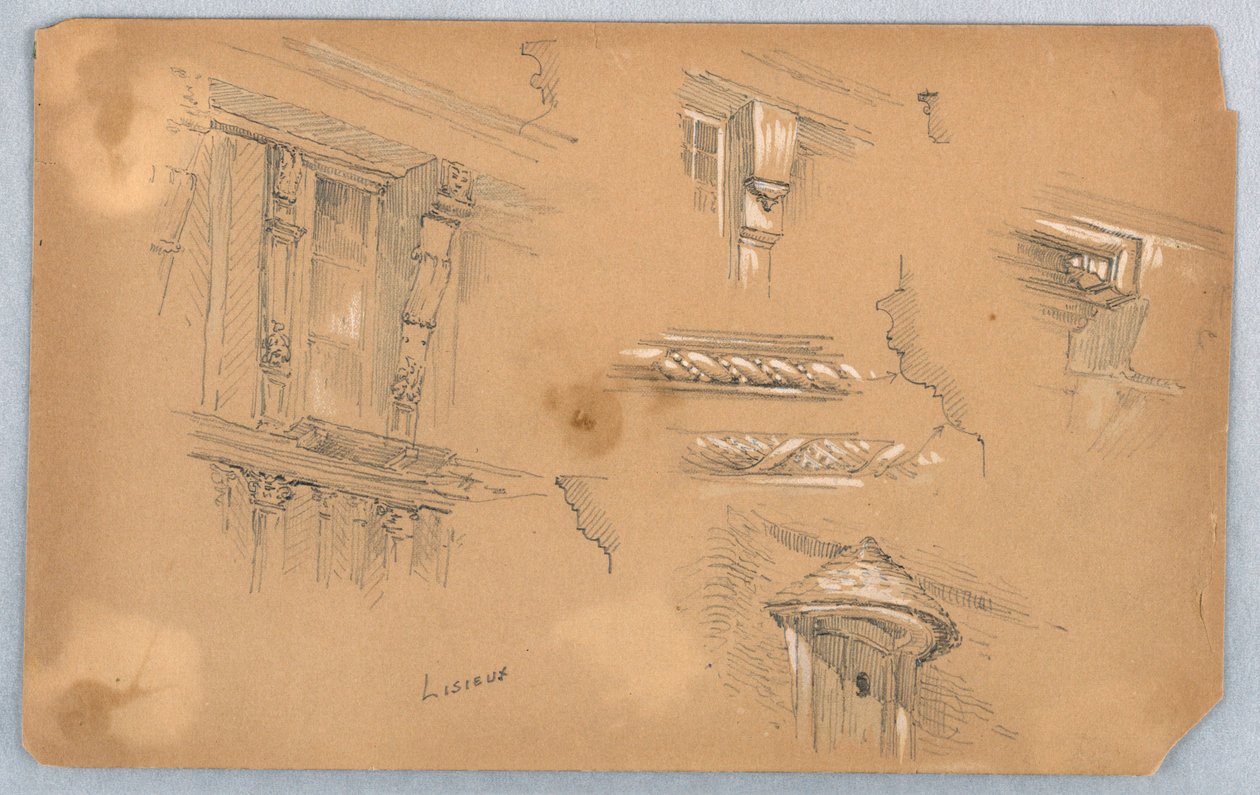 Détails architecturaux à Lisieux - Arnold William Brunner
