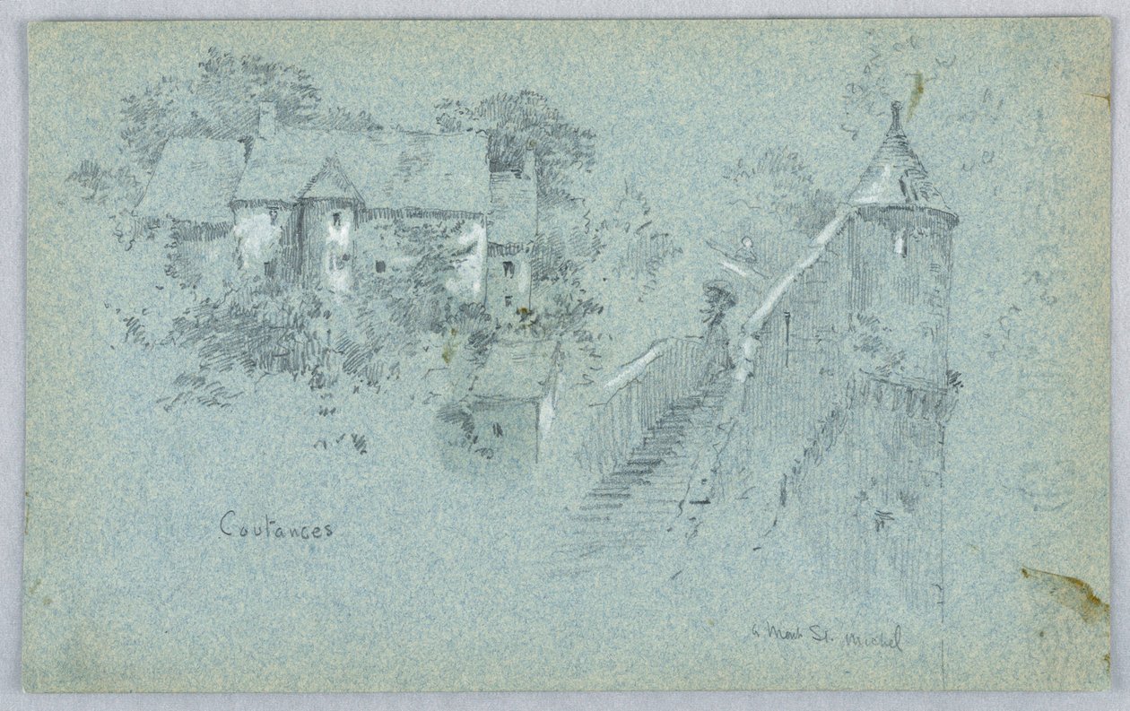 Coutance et Mont St. Michel - Arnold William Brunner