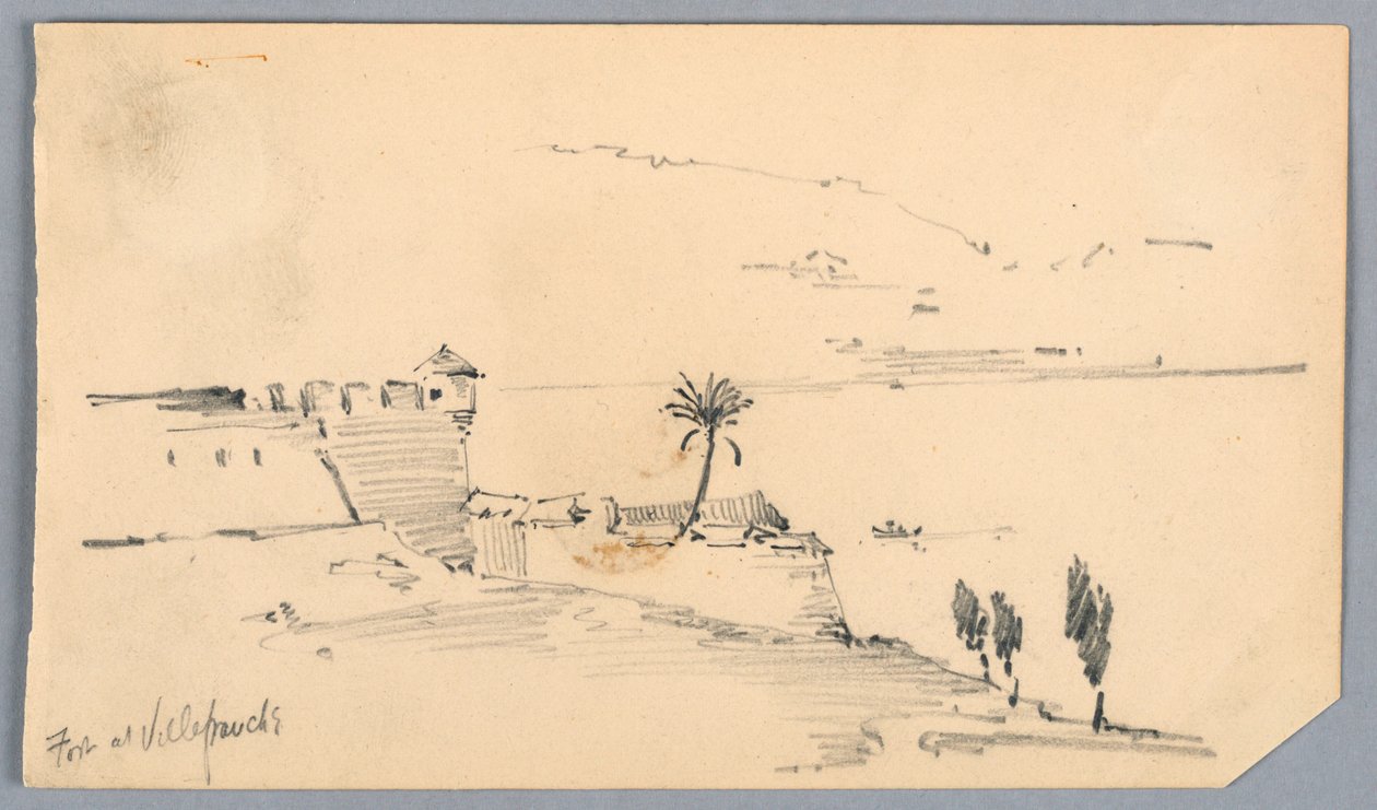 Fort à Villefranche - Arnold William Brunner