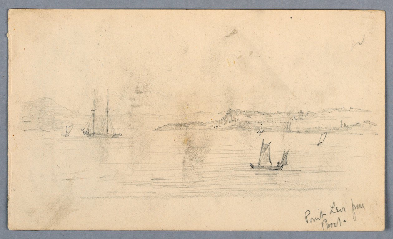 Point Levi depuis le bateau - Arnold William Brunner