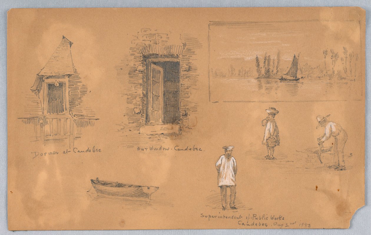 Croquis à Canebec - Arnold William Brunner