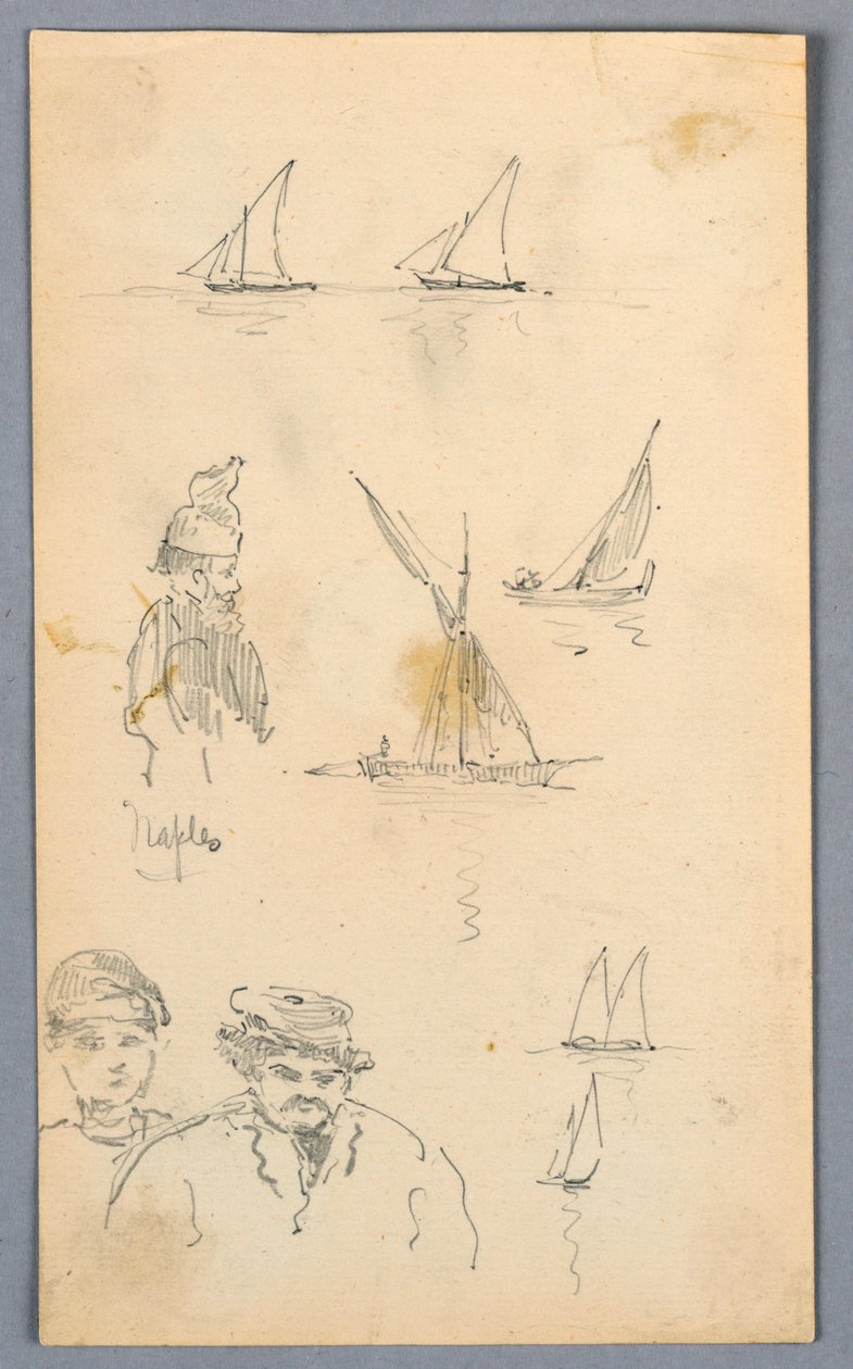 Croquis à Naples - Arnold William Brunner