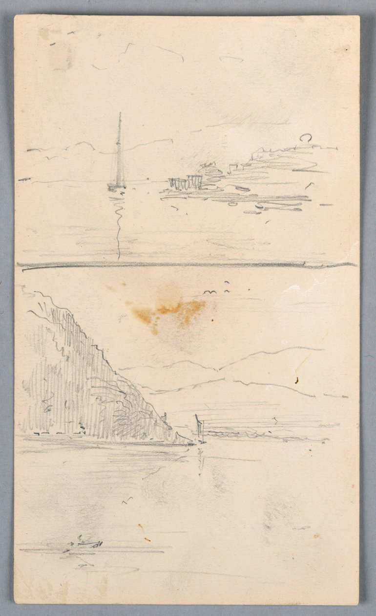 Deux esquisses de crêtes - Arnold William Brunner
