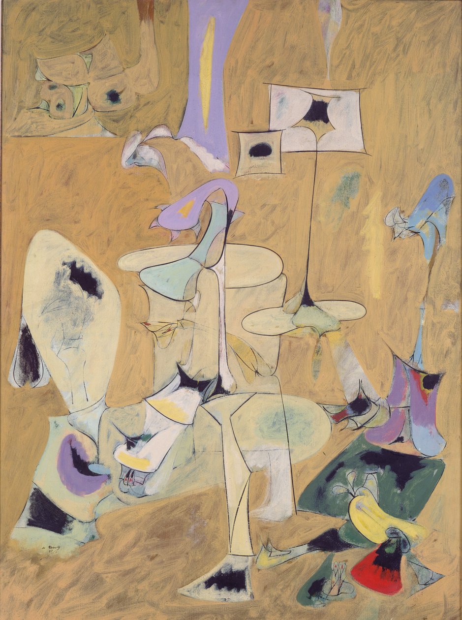 Les Fiançailles II - Arshile Gorky