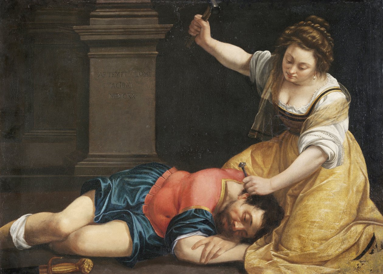 Yaël tuant Sisera - Artemisia Gentileschi
