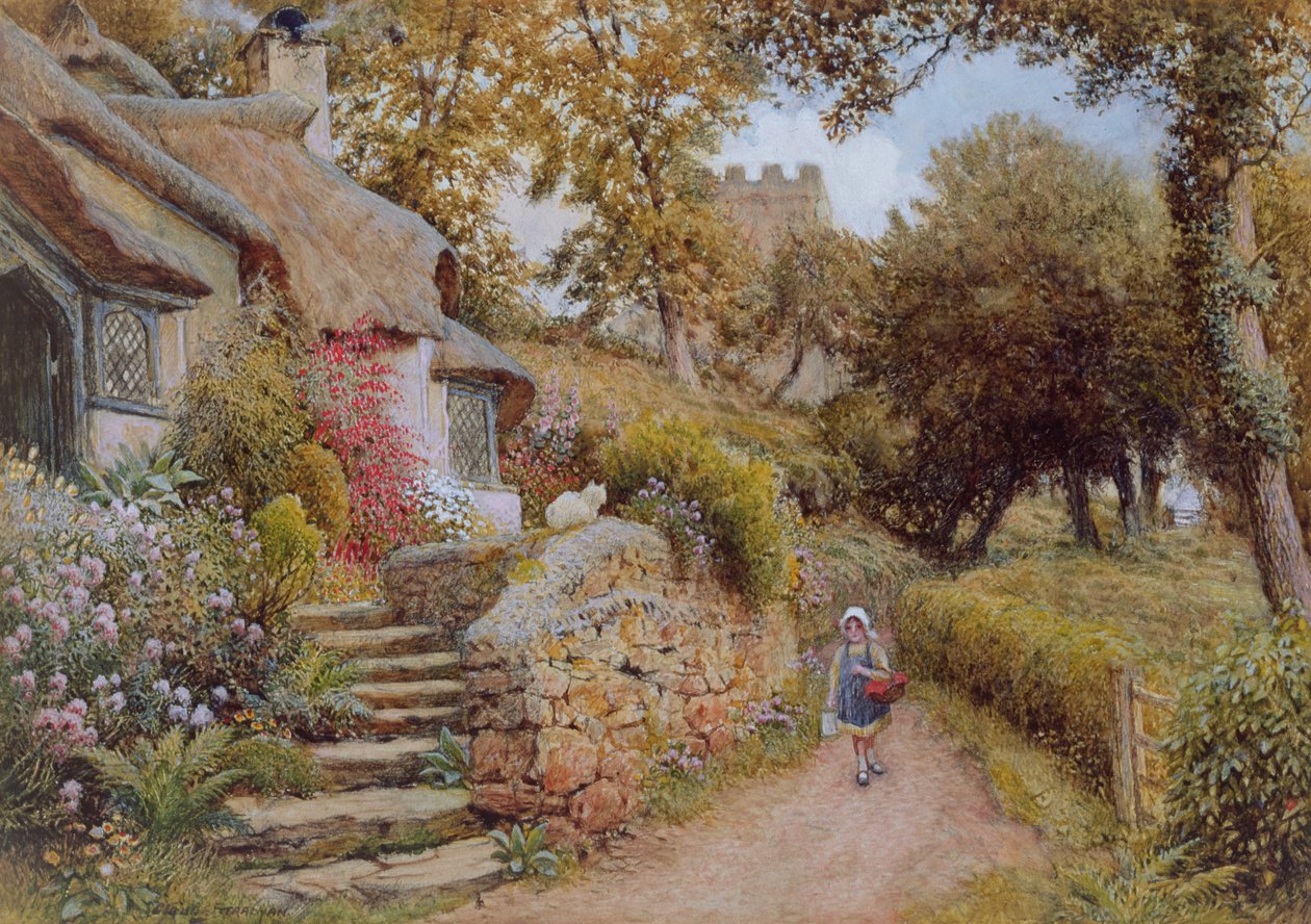 Un chemin de campagne - Arthur Claude Strachan