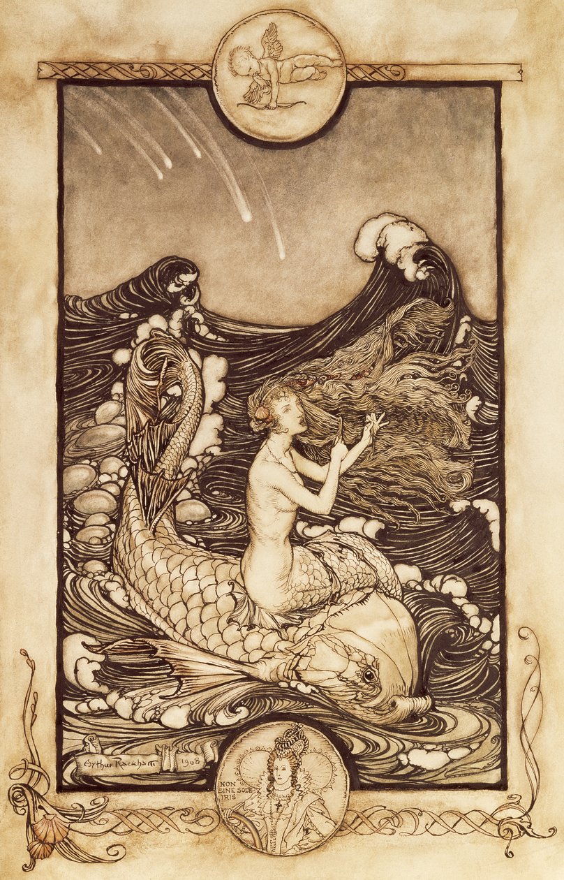 Sirène et dauphin de 