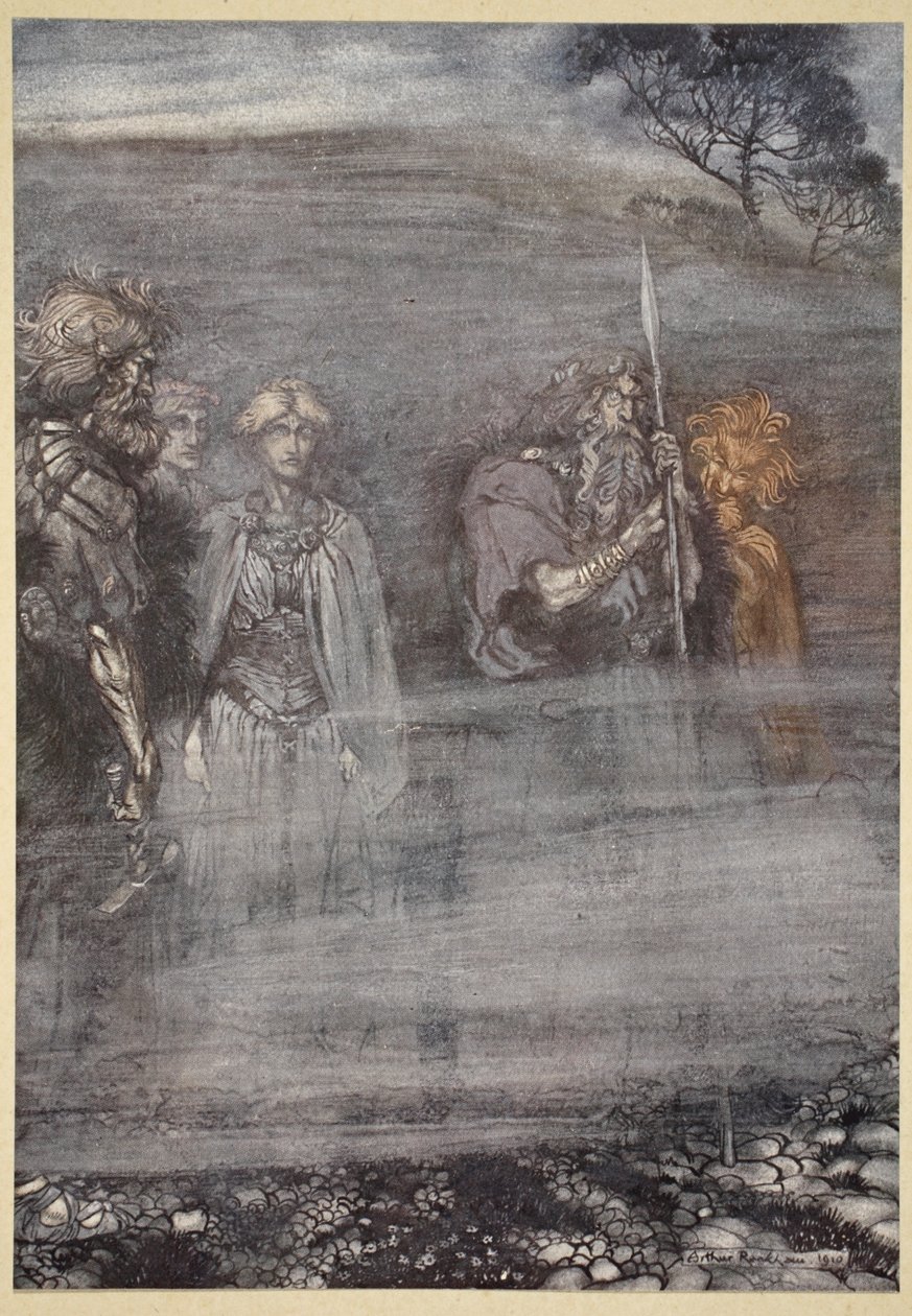 Les dieux deviennent pâles et vieillissent à la perte de Freia, illustration de 