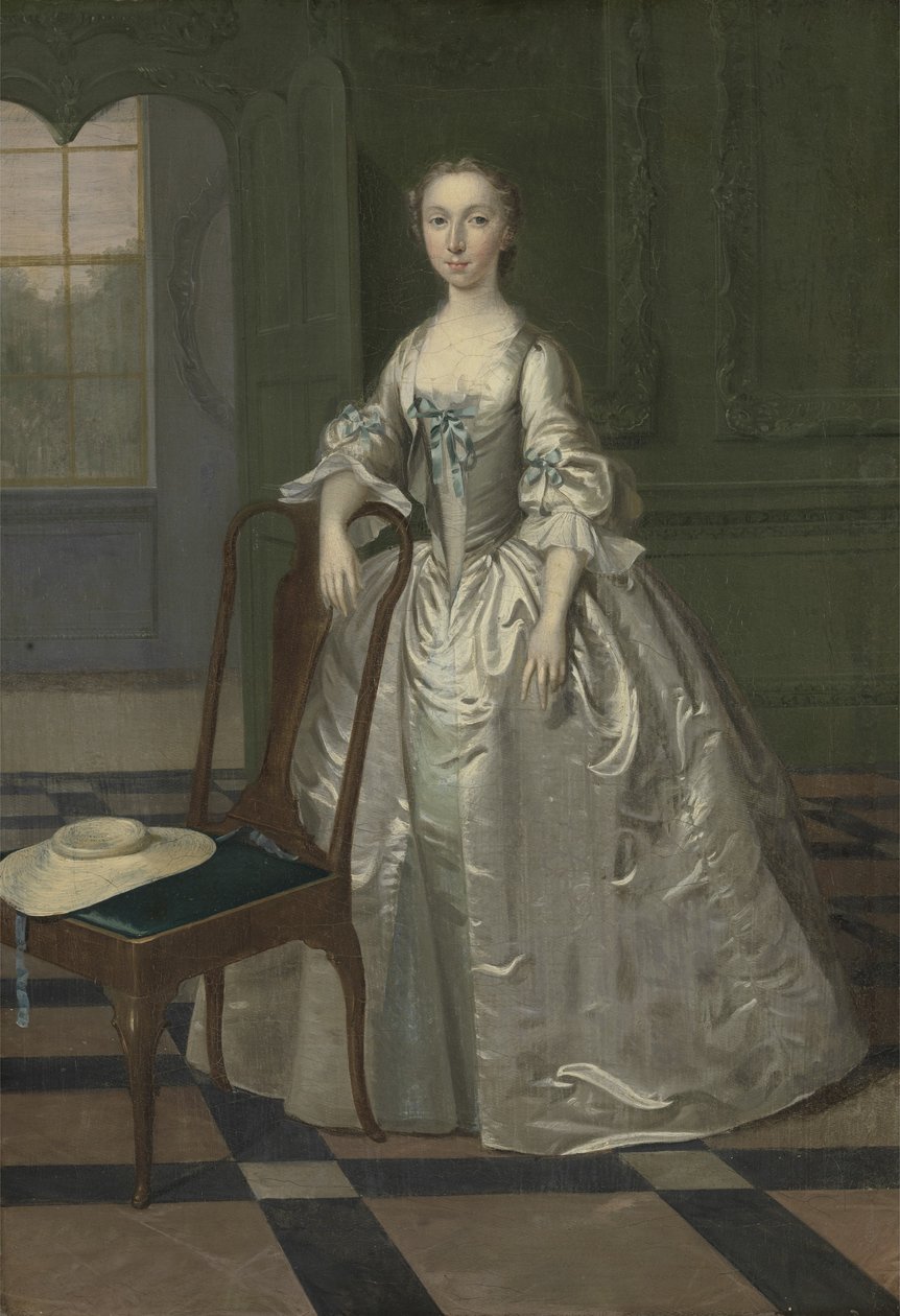 Une dame dans un salon, c.1740-41 - Arthur Devis