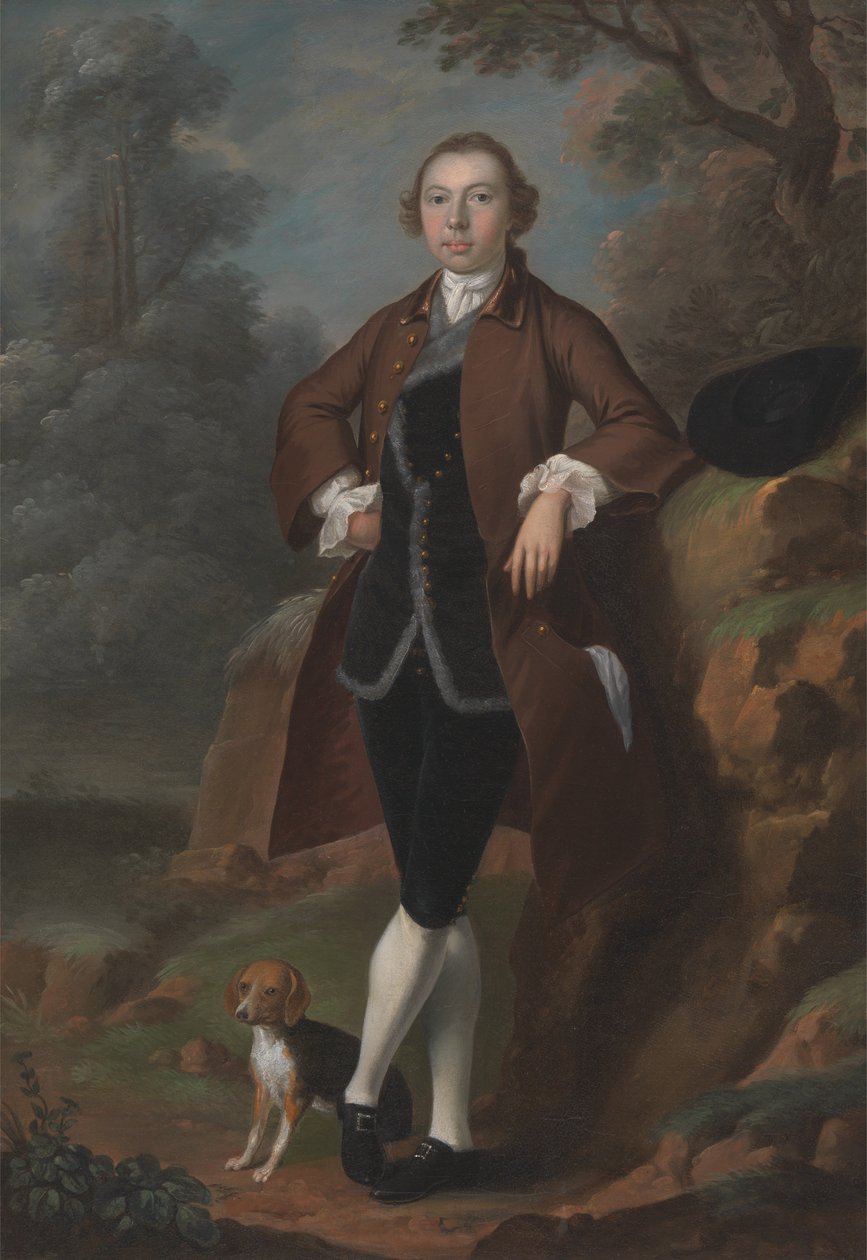 William Farington de Shawe Hall, Lancashire - Arthur Devis
