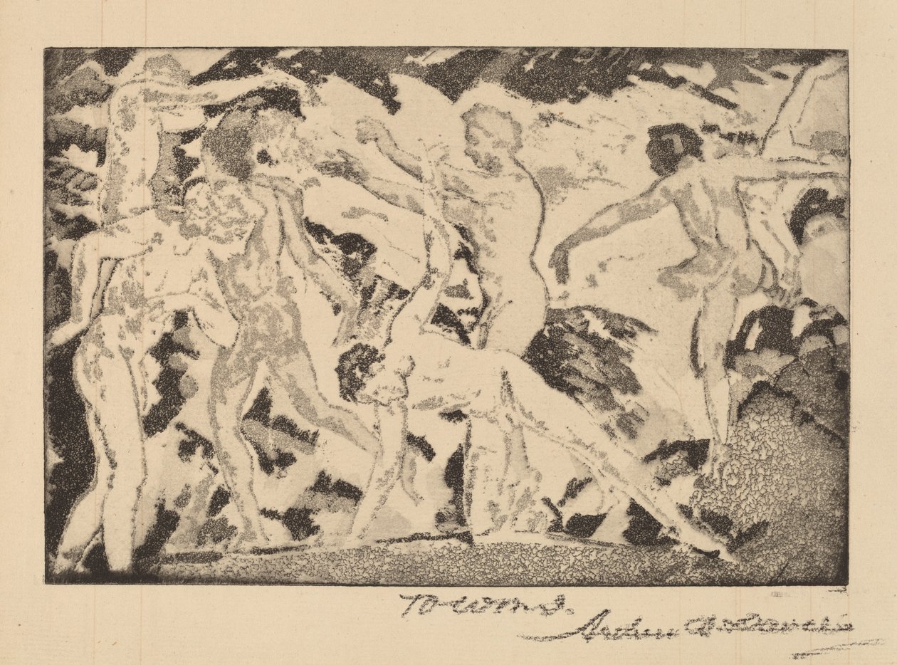 Près de Caliban - Arthur B. Davies