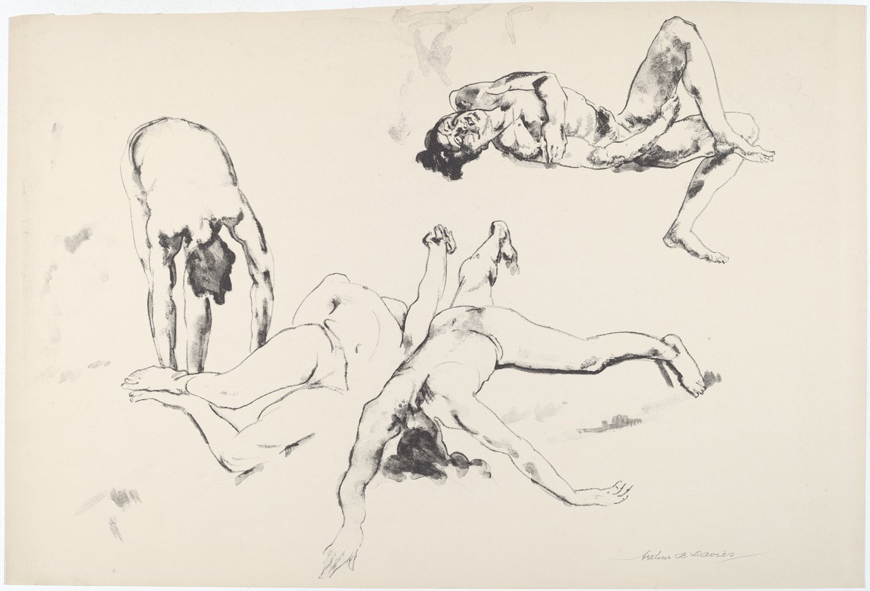 Hommes en agonie - Arthur B. Davies