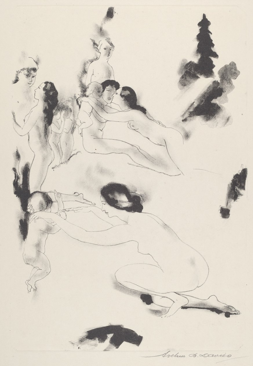 Verger des abondances - Arthur B. Davies