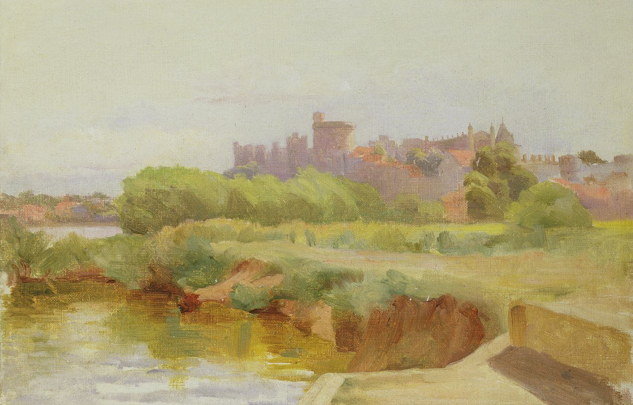 Vue du château de Windsor - Arthur Claude Cooke
