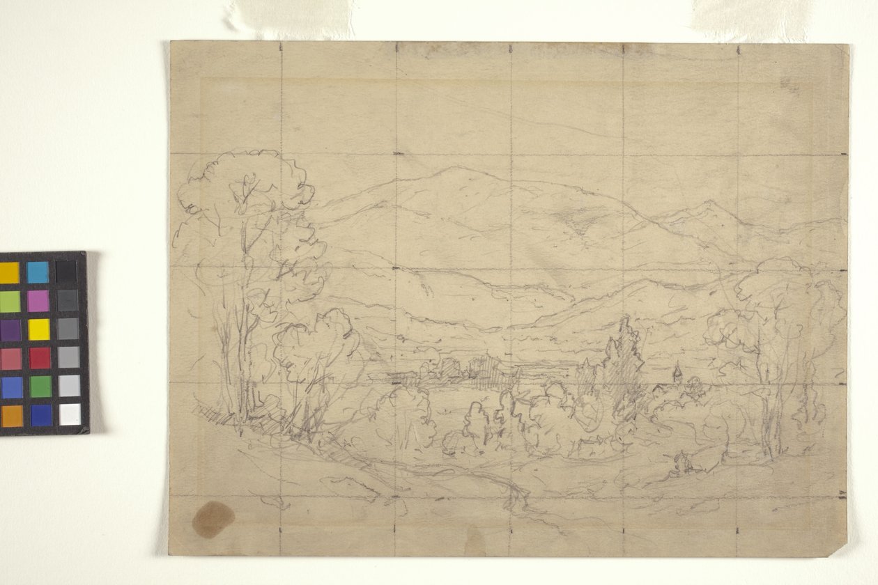Étude pour paysage montagneux - Arthur Clifton Goodwin