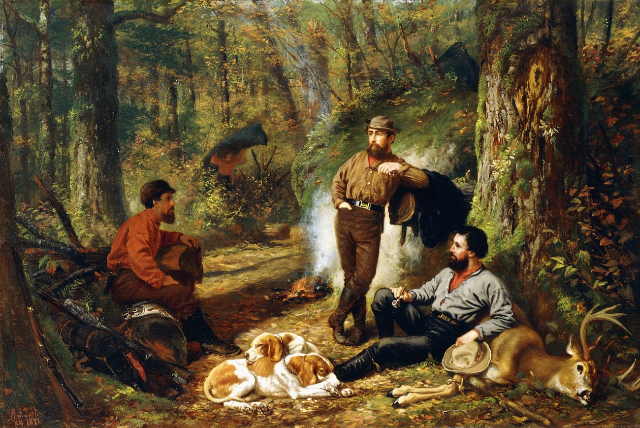 Pause sur le Portage, 1871 - Arthur Fitzwilliam Tait