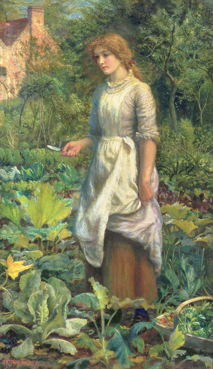 Phyllis, vers 1887 - Arthur Hughes