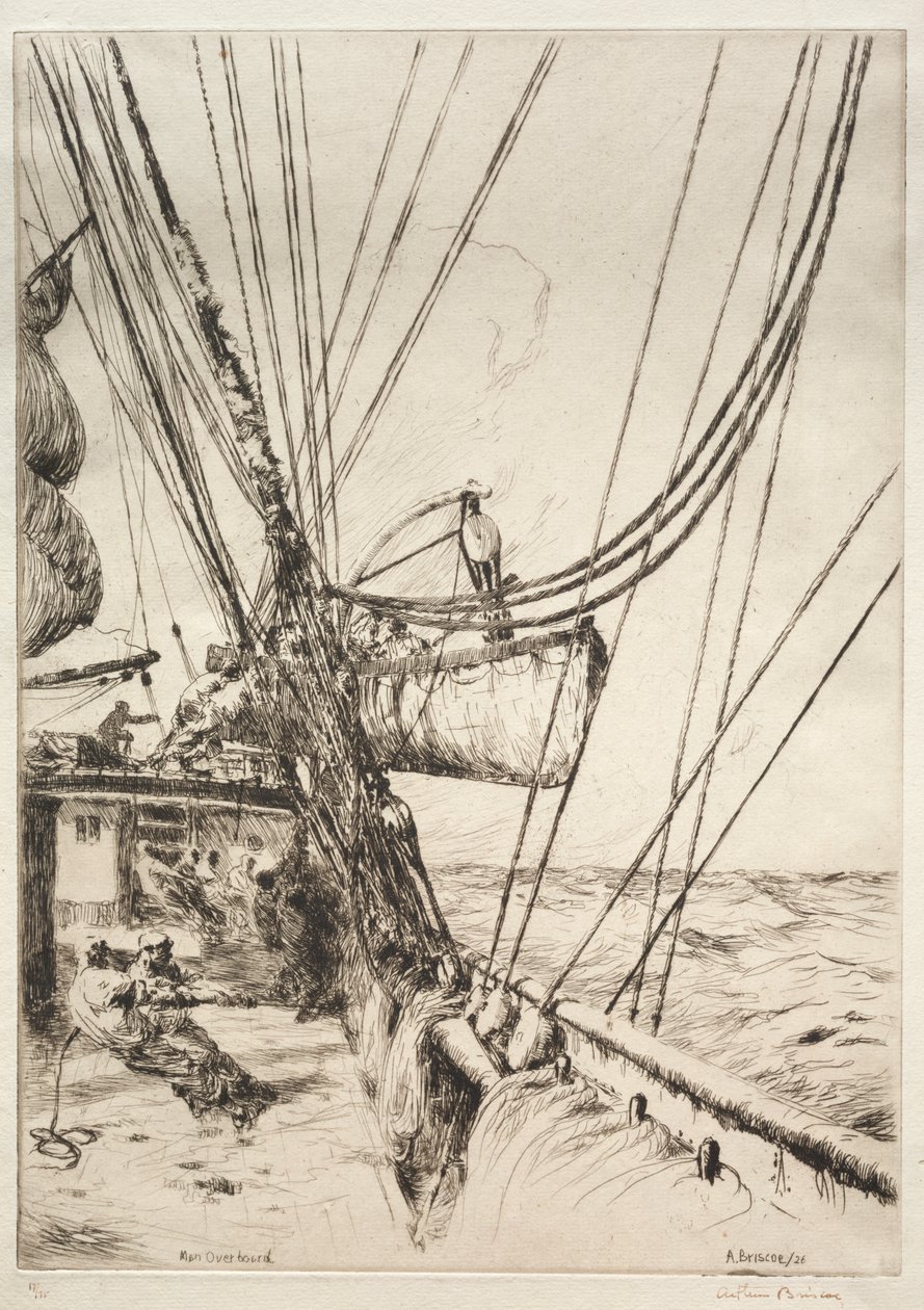 Homme à la Mer - Arthur John Trevor Briscoe