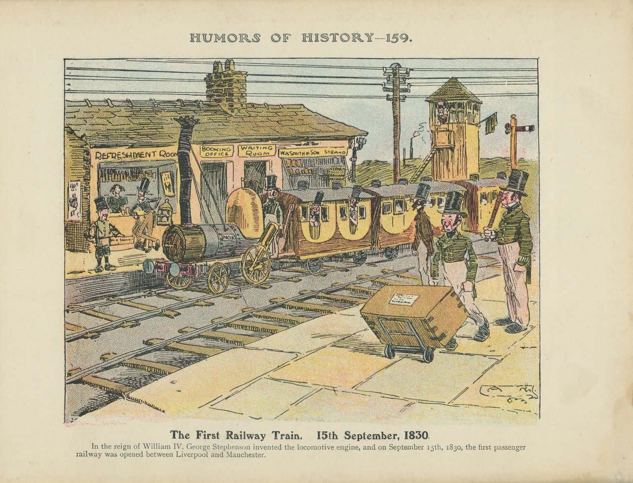 Le premier train ferroviaire. 15 septembre - Arthur Moreland