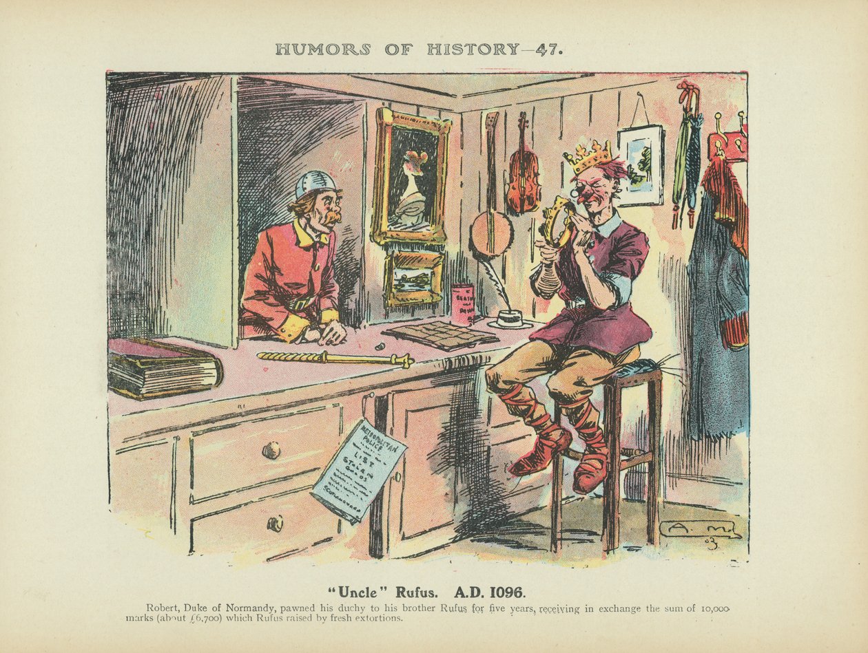 "Oncle Rufus. A.D. 1096 (lithographie couleur) - Arthur Moreland