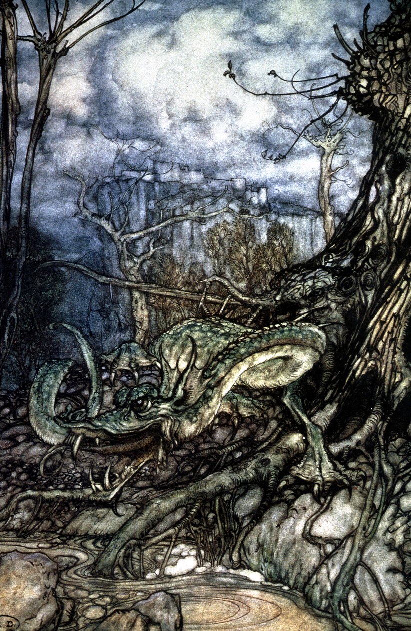 Dragon - Arthur Rackham