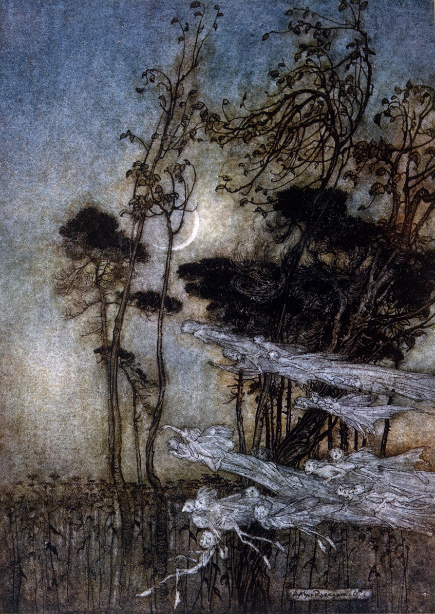 Illustration par Arthur RACKHAM pour Le Songe d
