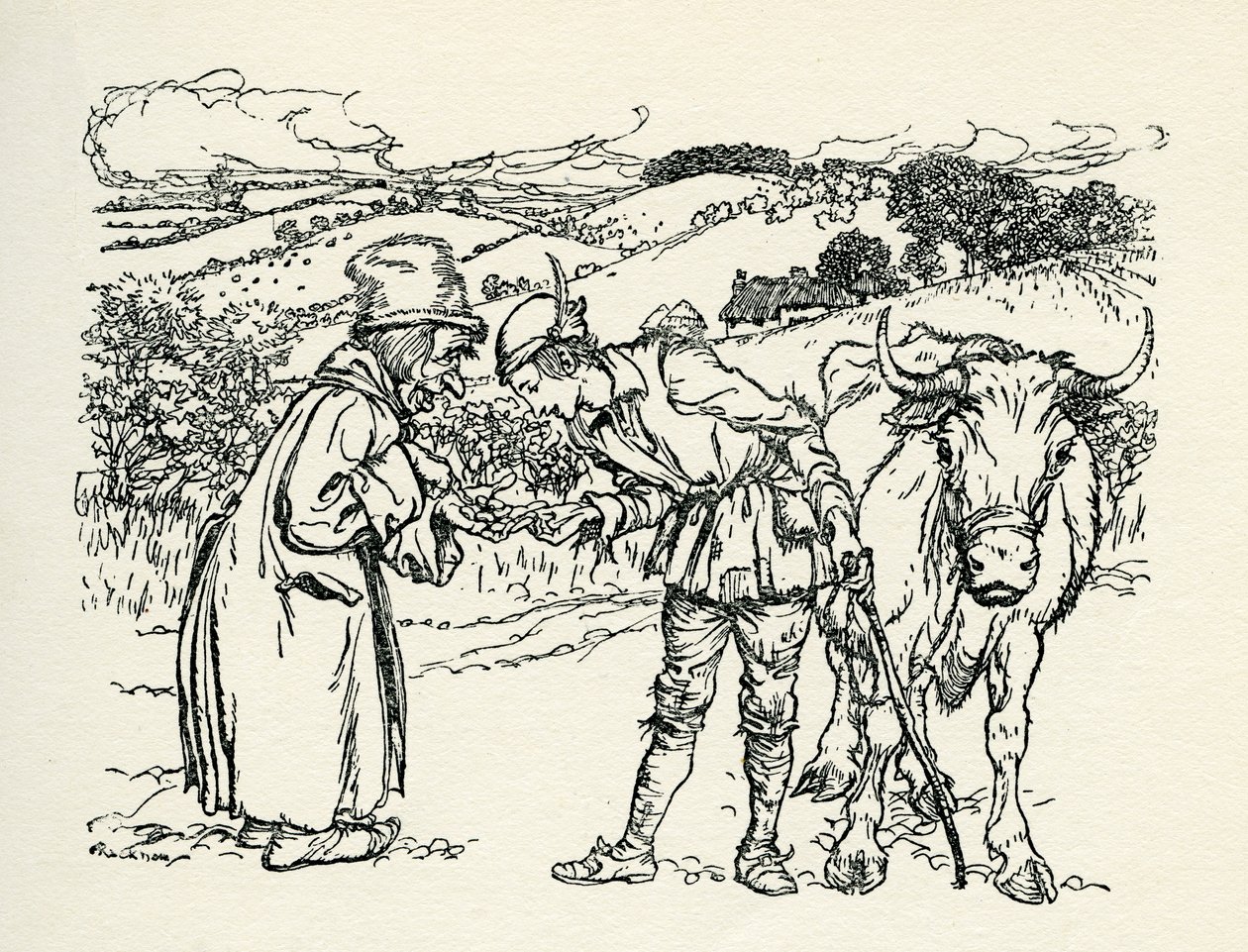 Jack et le Haricot magique - Arthur Rackham
