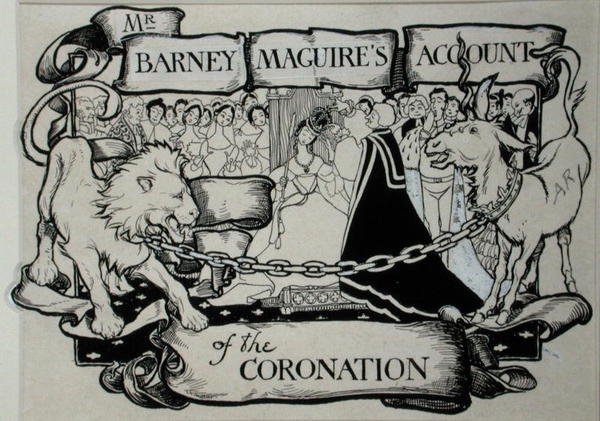 Le récit de M. Barney Maguire sur le couronnement, illustration de 