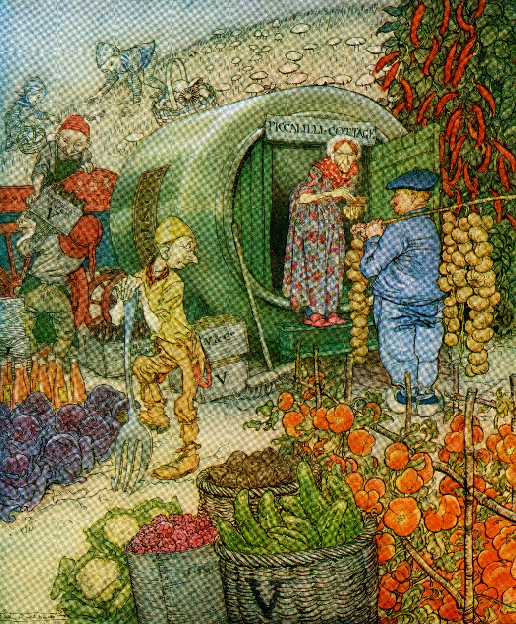 M. et Mme Vinaigre chez eux, de 