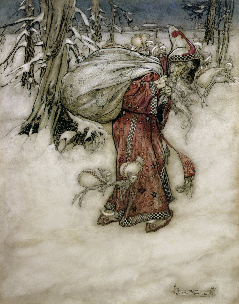 Père Noël, illustration du Livre d