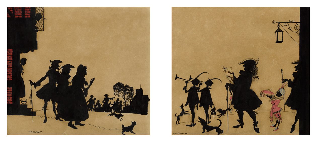 Die Verkündigung [aus Aschenputtel] - Arthur Rackham