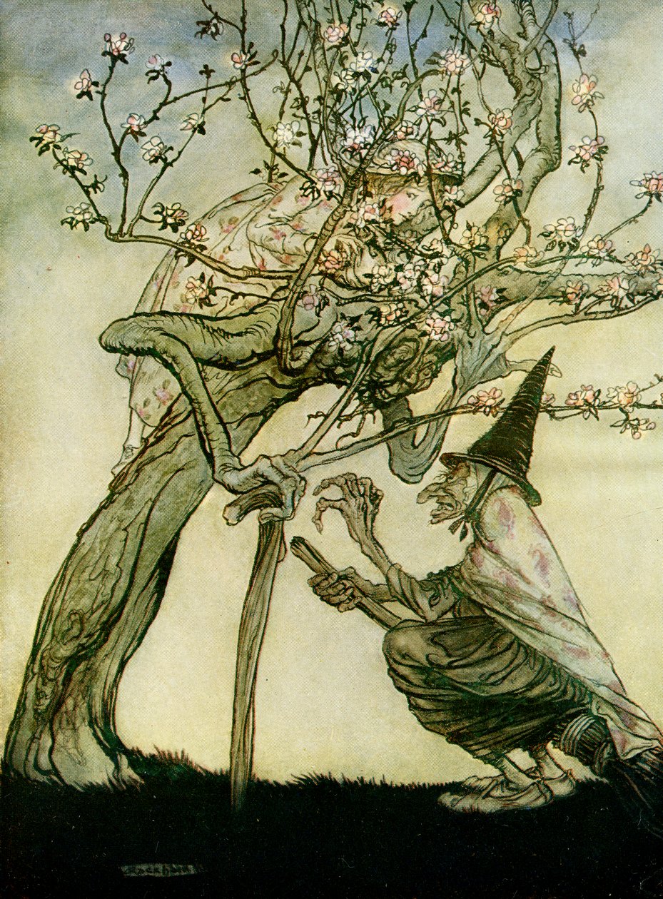 Les deux sœurs - Arthur Rackham