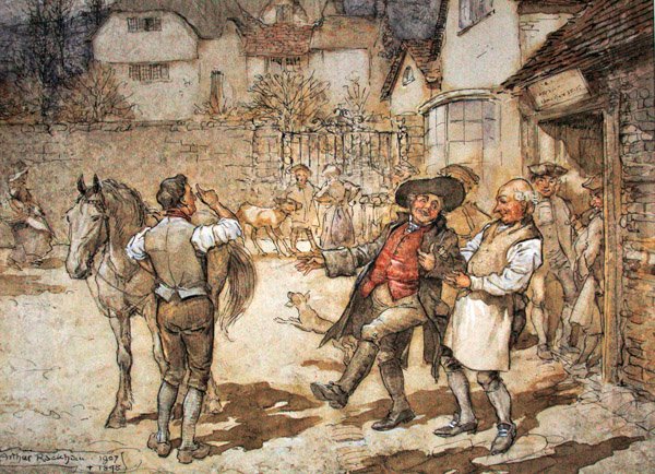 Quand un troupeau de brebis avait rapporté un profit raisonnable - Arthur Rackham