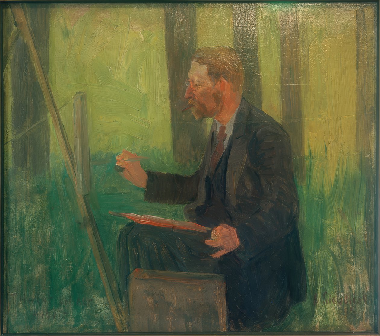 Thomas Herbst au travail - Arthur Siebelist