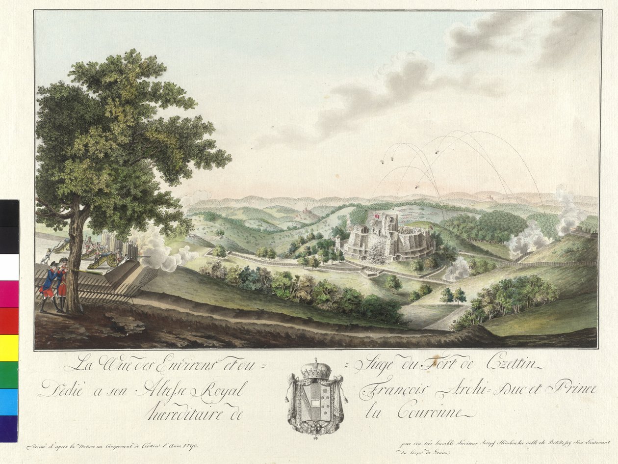Siège de la forteresse de Czettin en 1790 - Artist Unknown