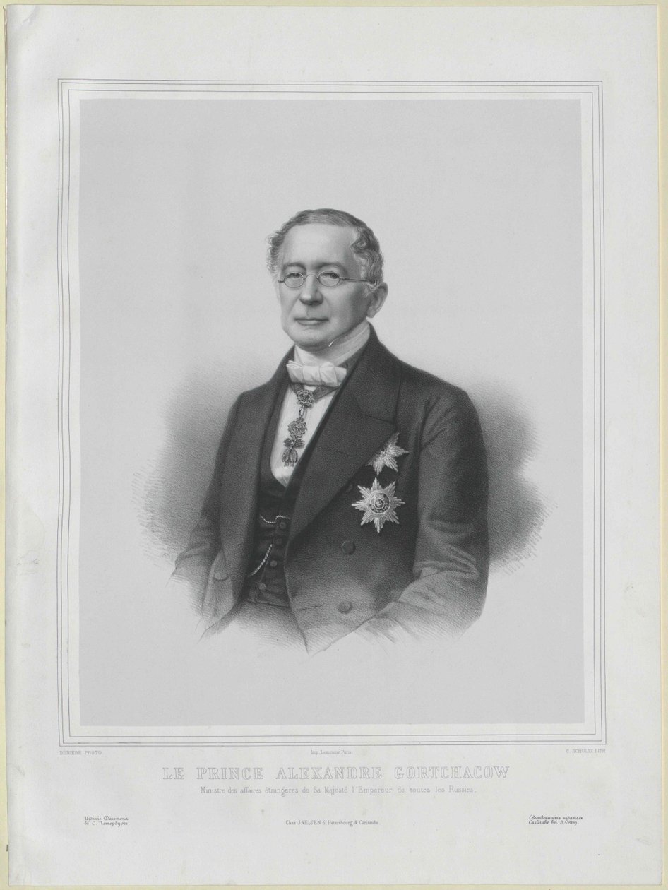 Alexandre Mikhailovitch comte Gorchakov - Artist Unknown