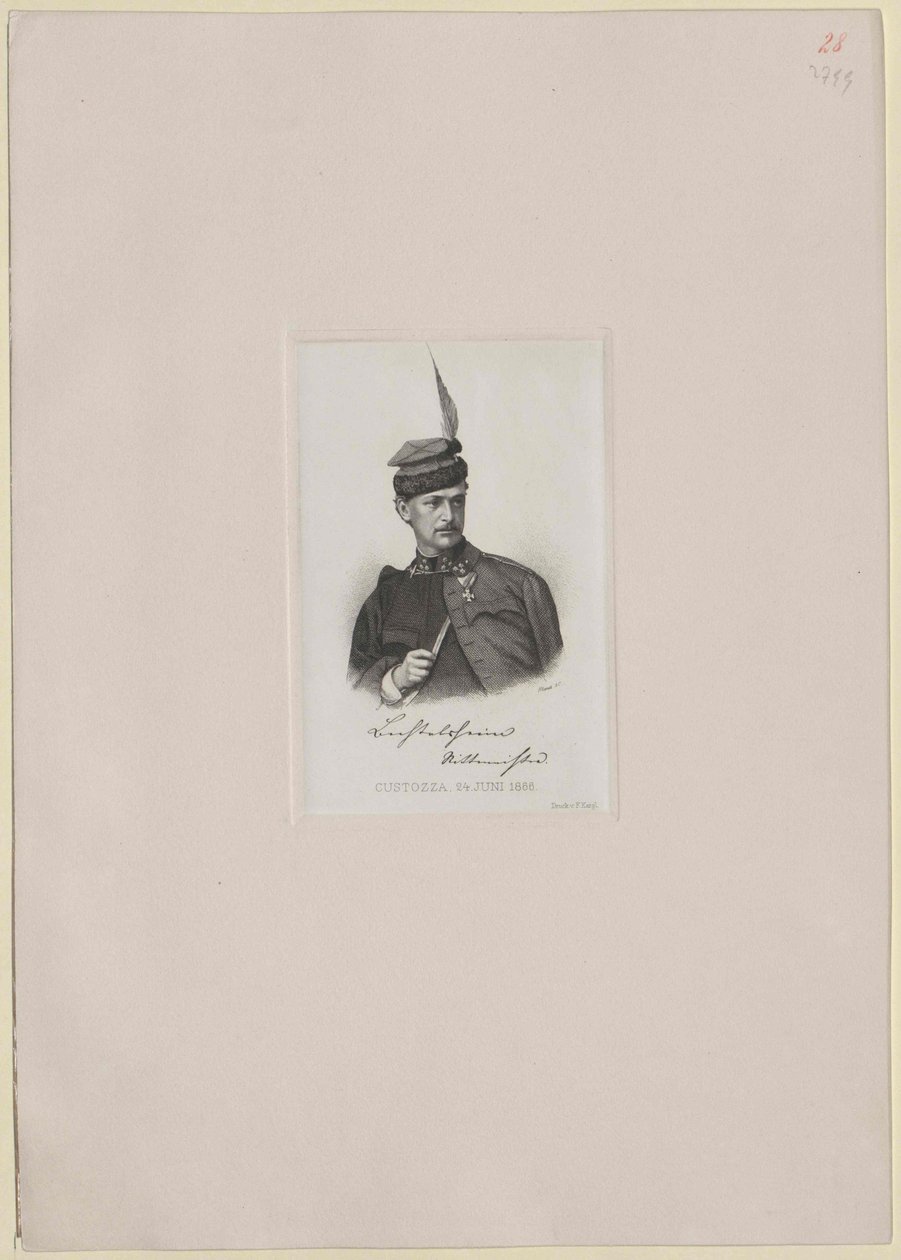Anton Baron Bechtolsheim-Mauchenheim (imprimé) - Artist Unknown