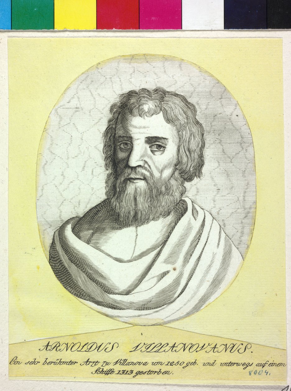 Arnaldus von Villanova - Artist Unknown