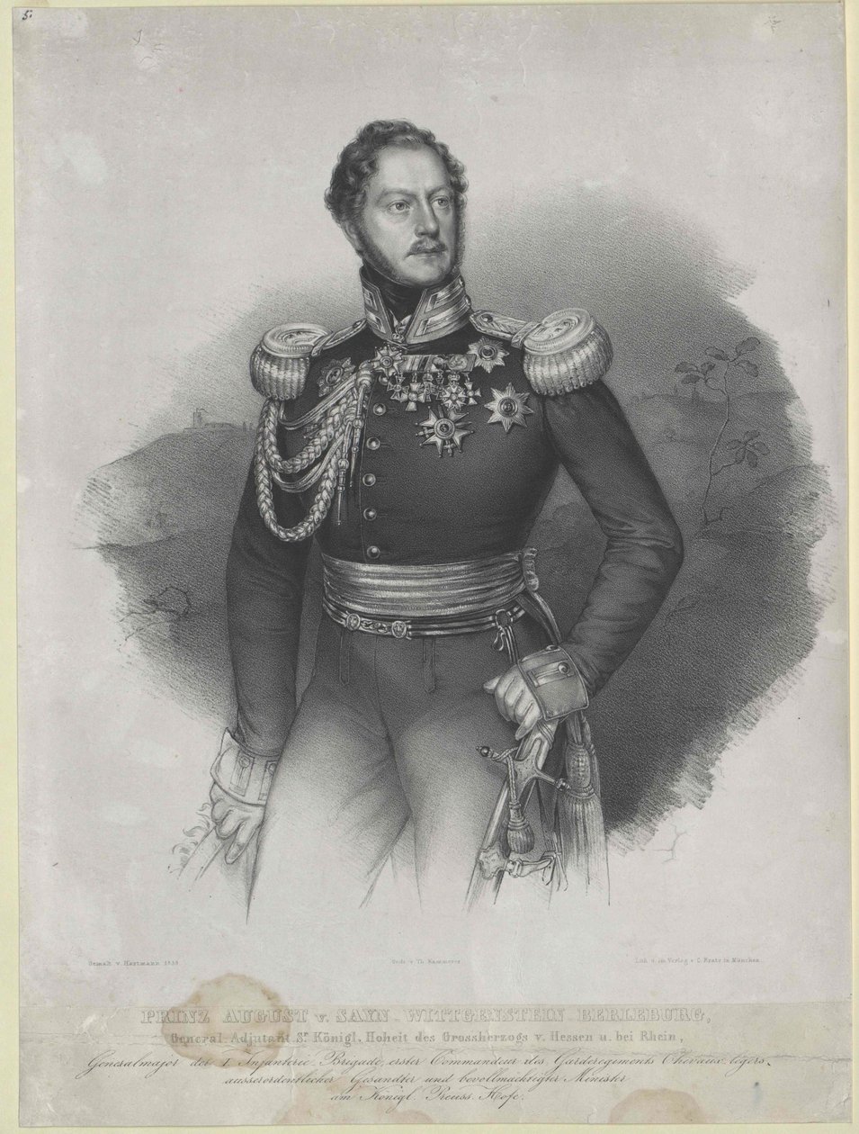 August prince Sayn-Wittgenstein-Berleburg - Artist Unknown