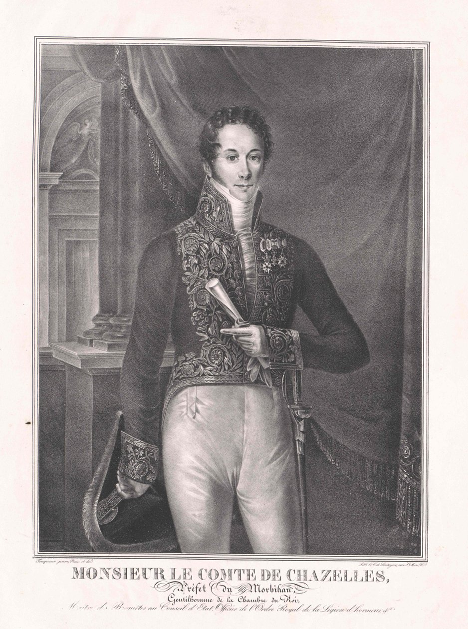 Augustin-Jean-Baptiste-Louis-Marie Comte Chazelles - Artist Unknown