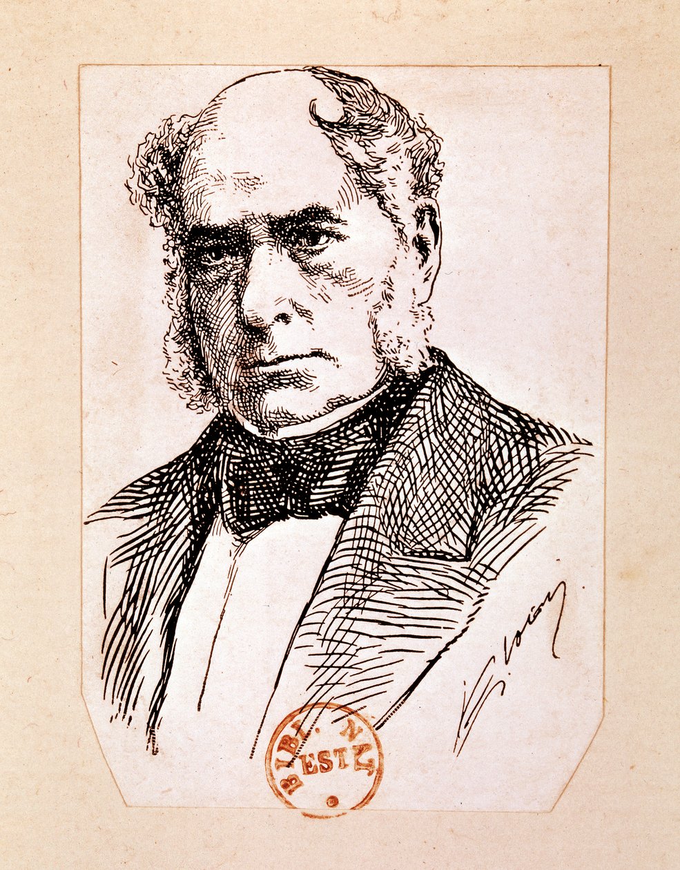 BESSEMER Sir Henry, inventeur et ingénieur anglais (dessin) - Artist Unknown