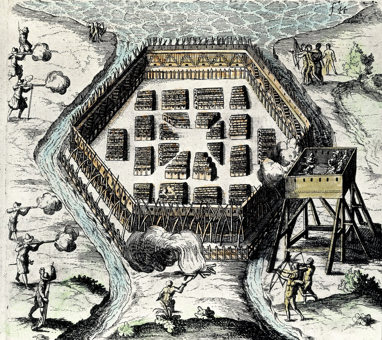 CHAMPLAIN, Samuel de (1567-1635). Navigateur, cartographe, dessinateur, soldat et explorateur anglais. Il a fondé la Nouvelle-France et la ville de Québec le 3 juillet - Artist Unknown