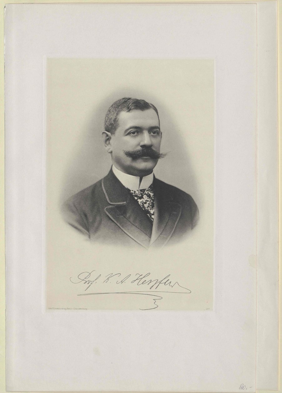 Charles August Herzfeld - Artist Unknown