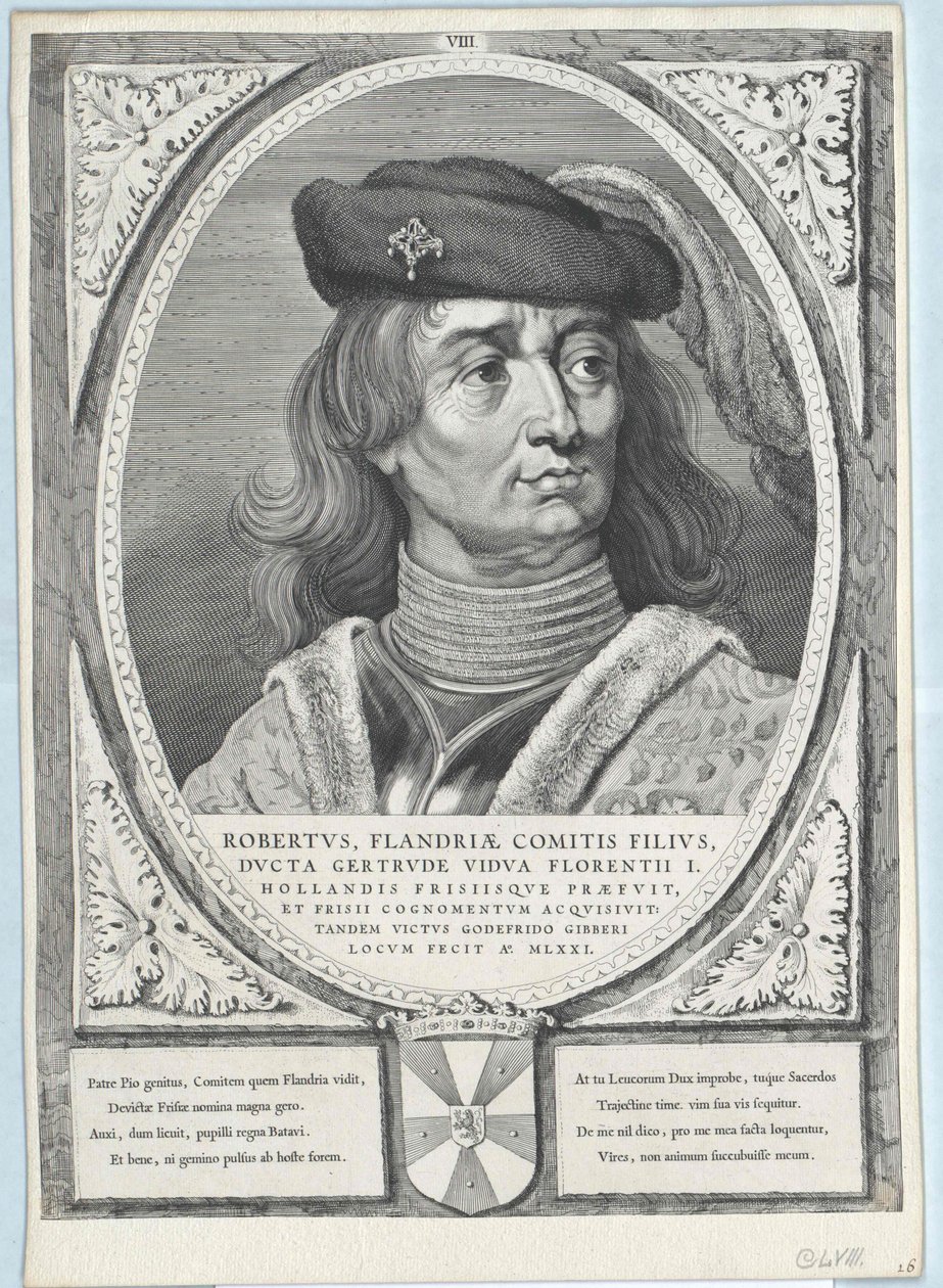 Comte de Flandre Robert Ier de Frise - Artist Unknown