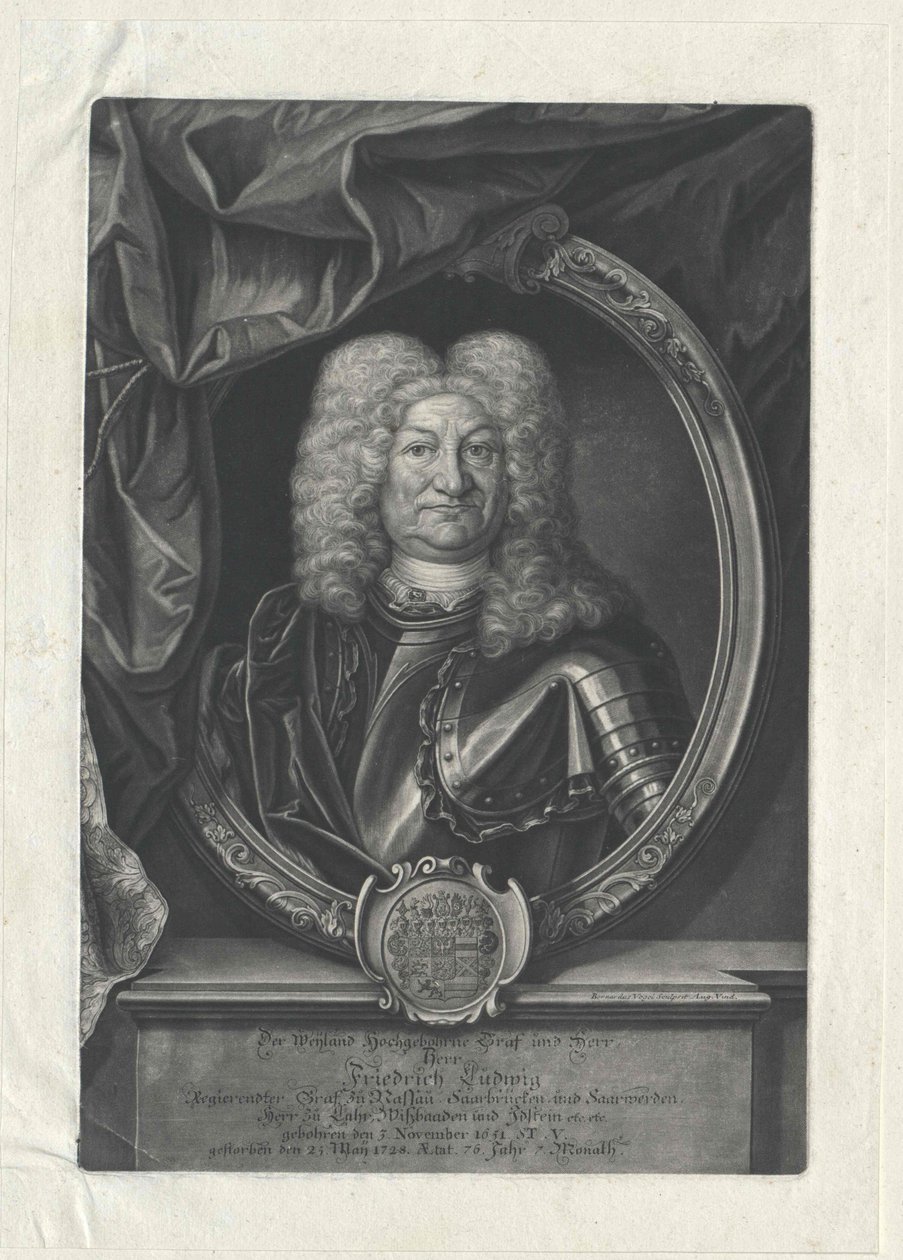 Comte de Nassau-Sarrebruck Frédéric Louis - Artist Unknown