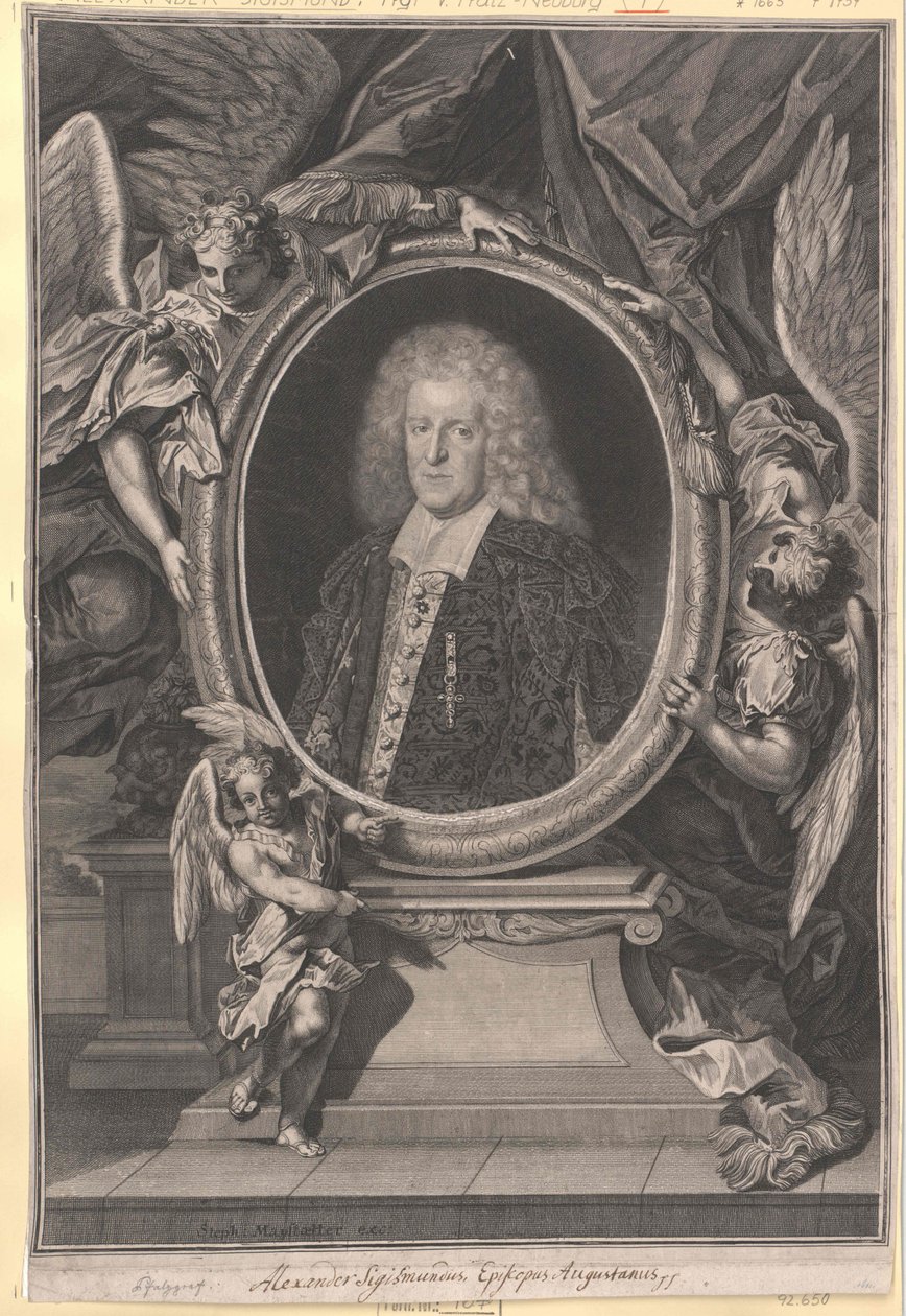 Comte palatin de Palatinat-Neubourg Alexander Sigismund - Artist Unknown